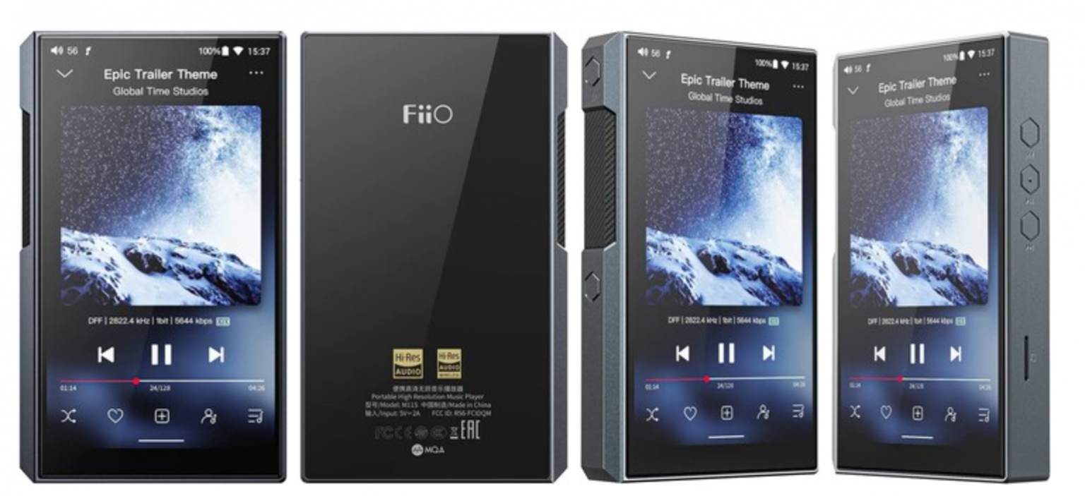 FiiO M11S Digital Audio Player with Snapdragon 660, Android 10, and a 5 ...