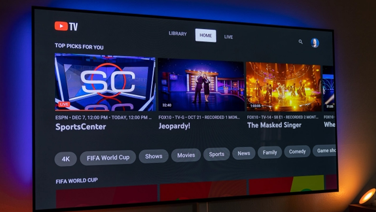 Latest YouTube TV Upgrade Brings Fresh Design and Improved Features