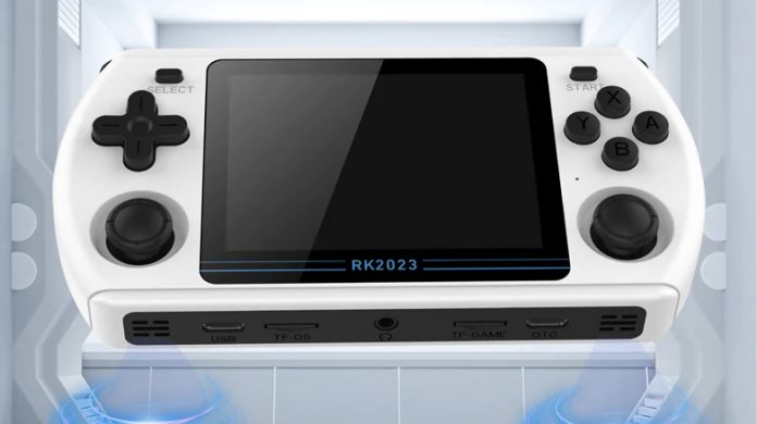 Powkiddy RK2023 Handheld Game 3.5-inch IPS High-clear Screen Open Source Game Console