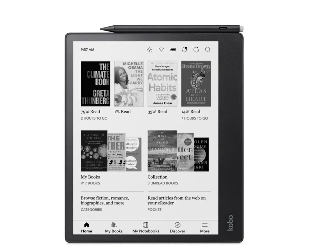 Rakuten Kobo Elipsa E E Reader With A Inch E Ink Display Launched Gizmochina