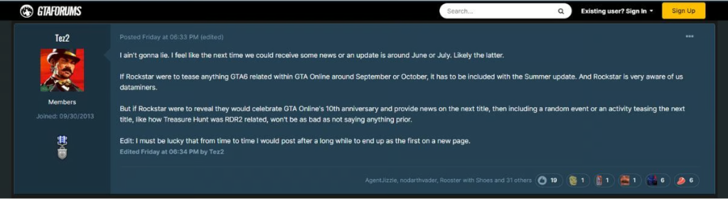 GTA 6 Won't Be a Next-Gen Launch Title, but It Will Come Shortly After
