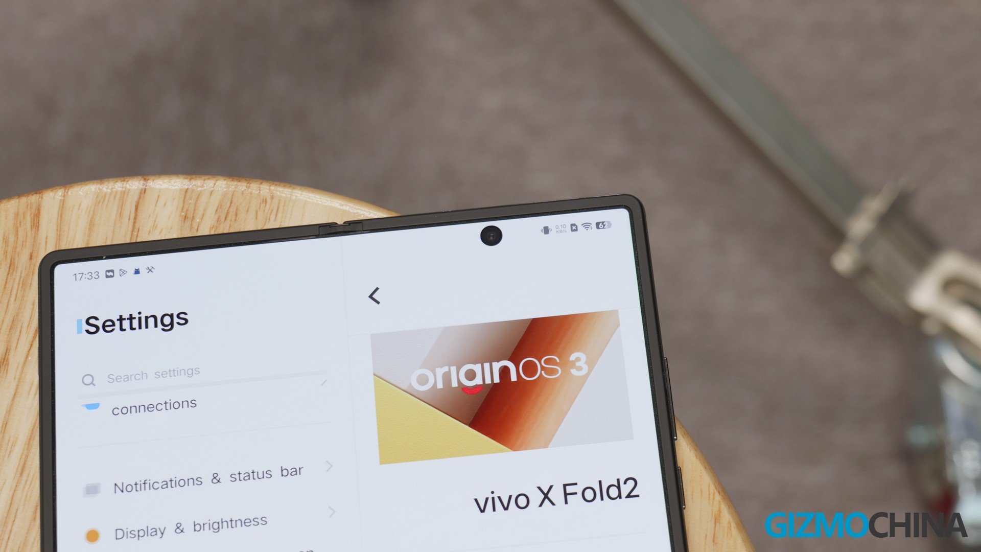 vivo x fold notifications