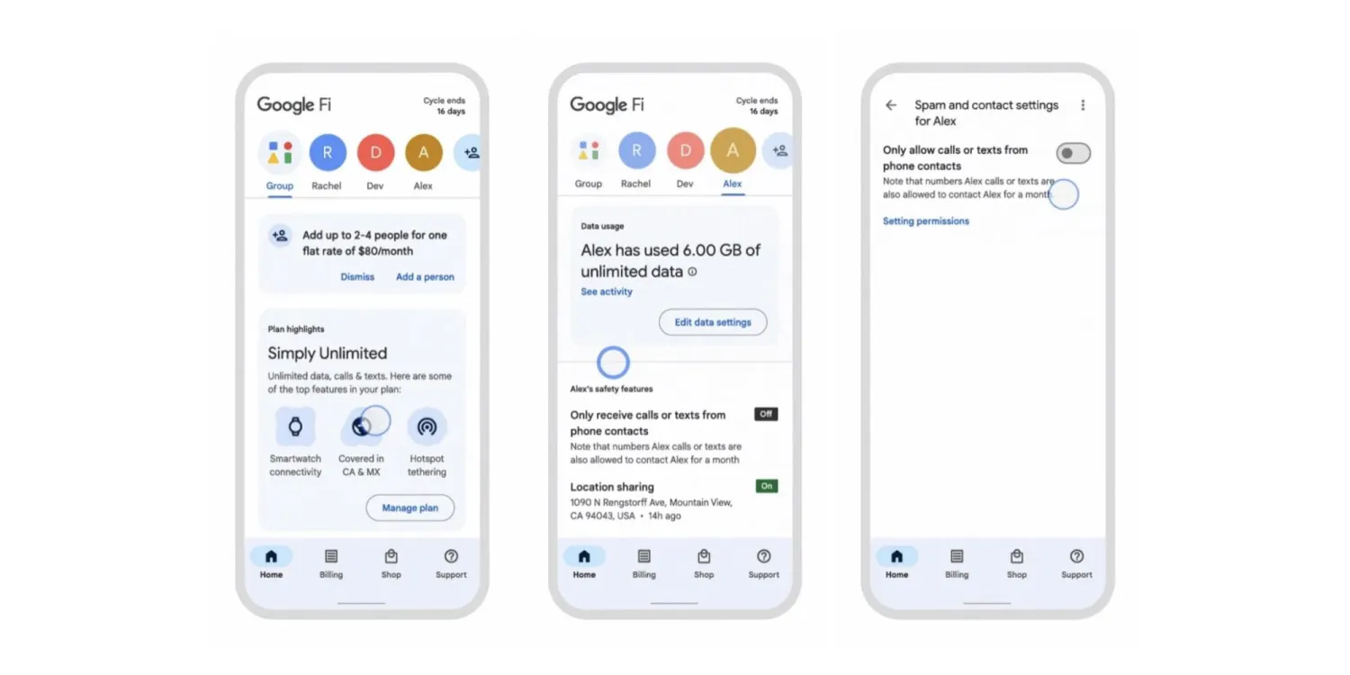 Google Fi Wireless Unveils Family-Centric App Redesign for Enhanced ...