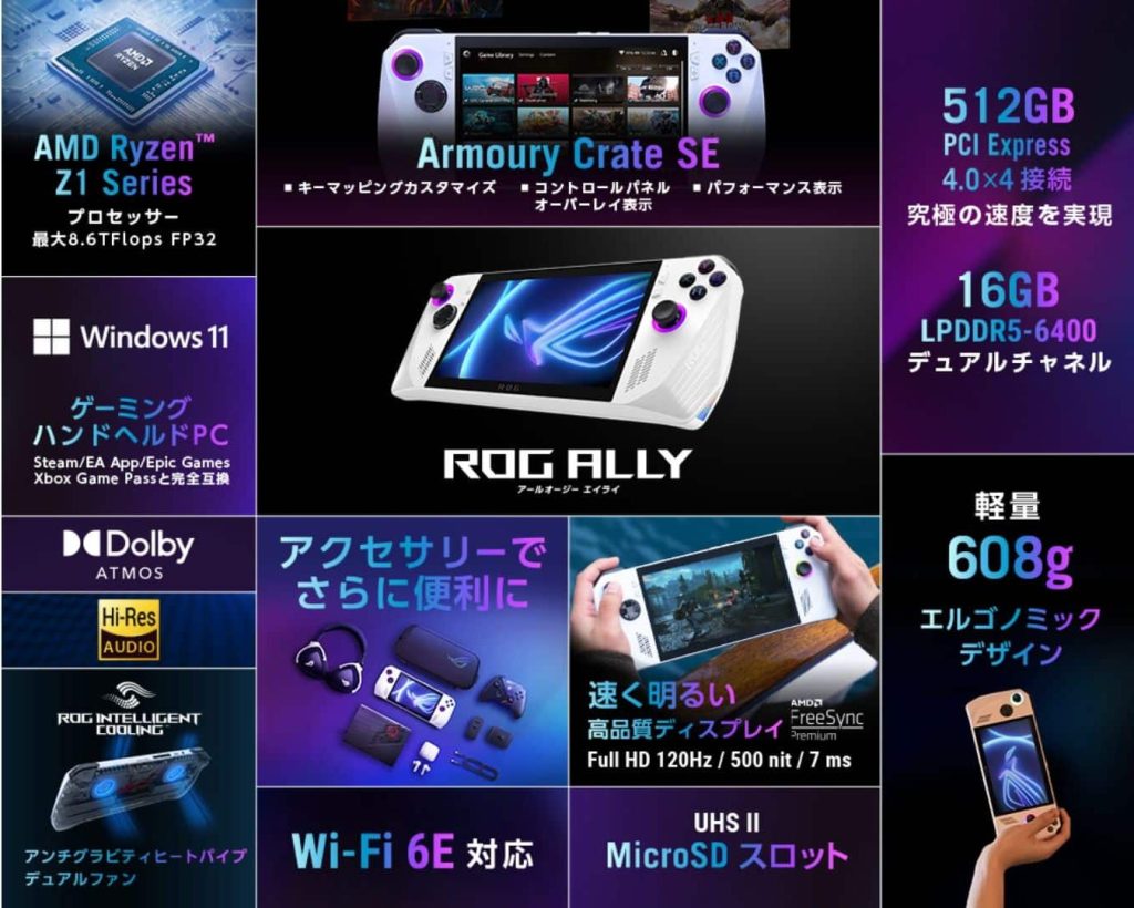 AMD unveils Ryzen Z1 and Z1 Extreme processors for handheld gaming,  powering ROG Ally 