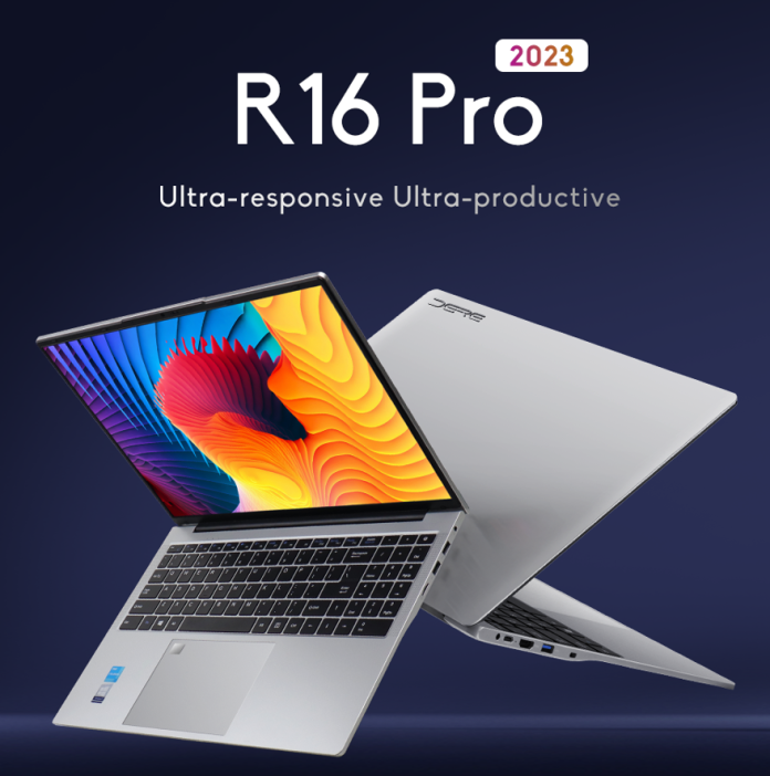 DERE R16 PRO Laptop: 16-inch 2.5K Full HD Display and Intel N95 ...