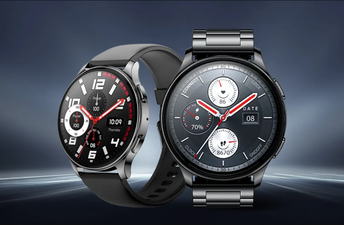 Amazfit Pop 3R smartwatch with round AMOLED display, Bluetooth calling ...