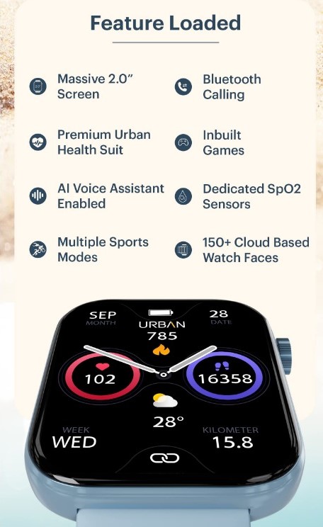 Розумний годинник Urban Nexus M