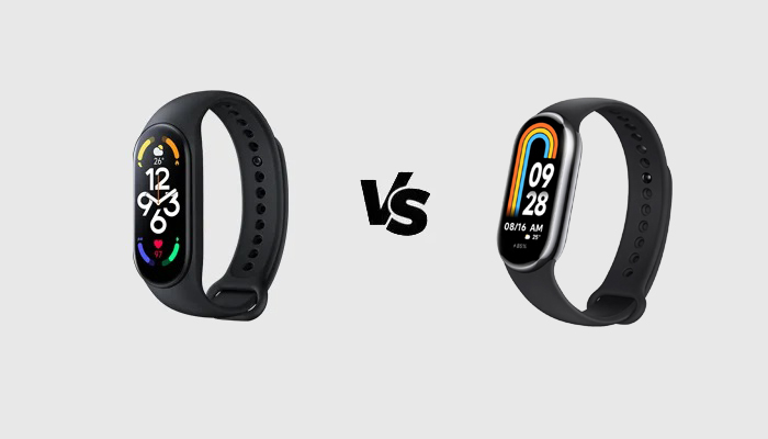 Xiaomi Smart Band 7 Pro vs Xiaomi Smart Band 8 Active: What is the  difference?