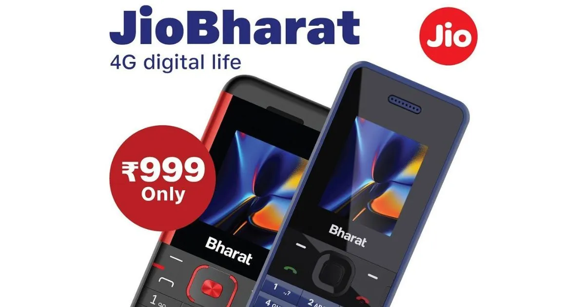 Jio Bharat Affordable 4G Feature Phone With UPI Support Launched In ...