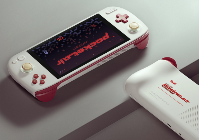 AYA NEO Pocket Air Handheld gaming console features a 5.5-inch AMOLED ...