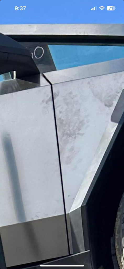 Tesla Cybertruck's Door Panels Pictured, Test Vehicle Or Final Design 