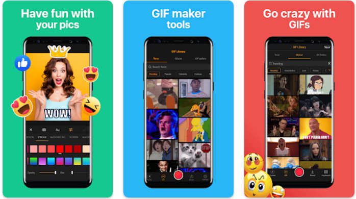 How To Create GIF Image Using Phone ~ GIF Maker Editor ~ gif maker app  android 