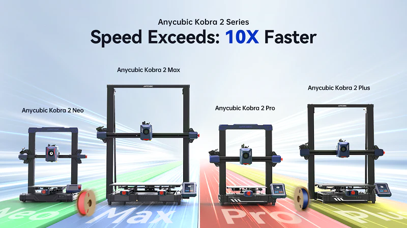 Anycubic Kobra 2 series high-speed 3D printers