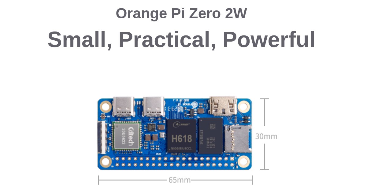 Orange Pi Zero 2W is a Raspberry Pi Zero lookalike with Allwinner