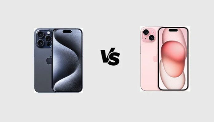 iPhone 15 Pro vs iPhone 15: Specs Comparison - Gizmochina