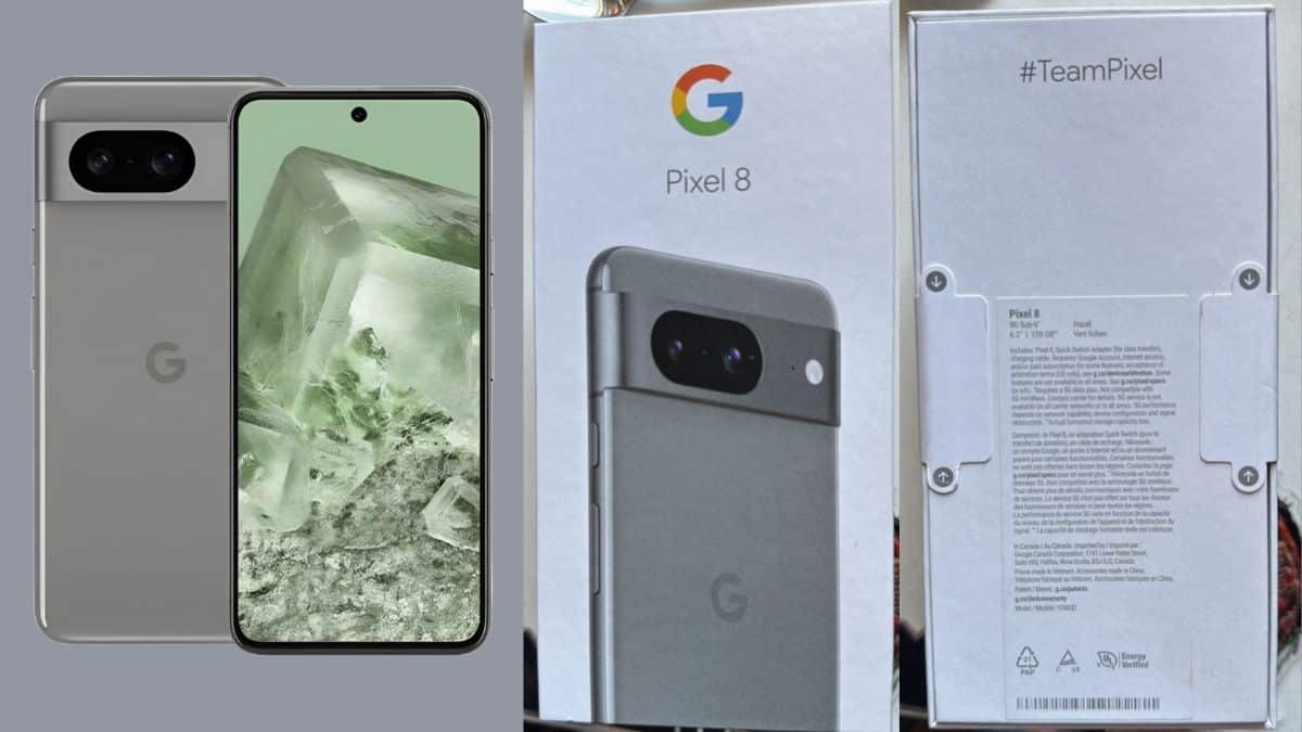 Google Pixel 8 Hazel color spotted in leaked retail box - Gizmochina