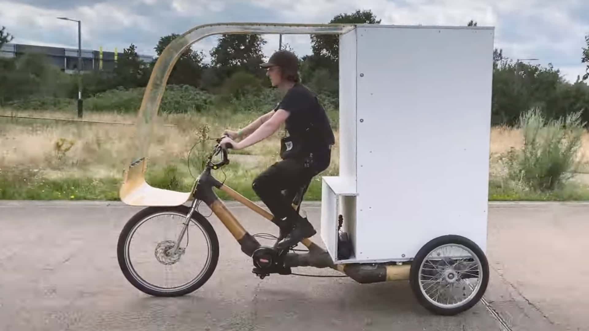 This Bamboo E Cargo Bike is like a DIY Project You Pick the