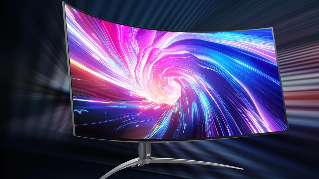 Acer Predator X45 OLED monitor with 45-inch 240Hz curved display now  available in China for 9599 yuan - Gizmochina