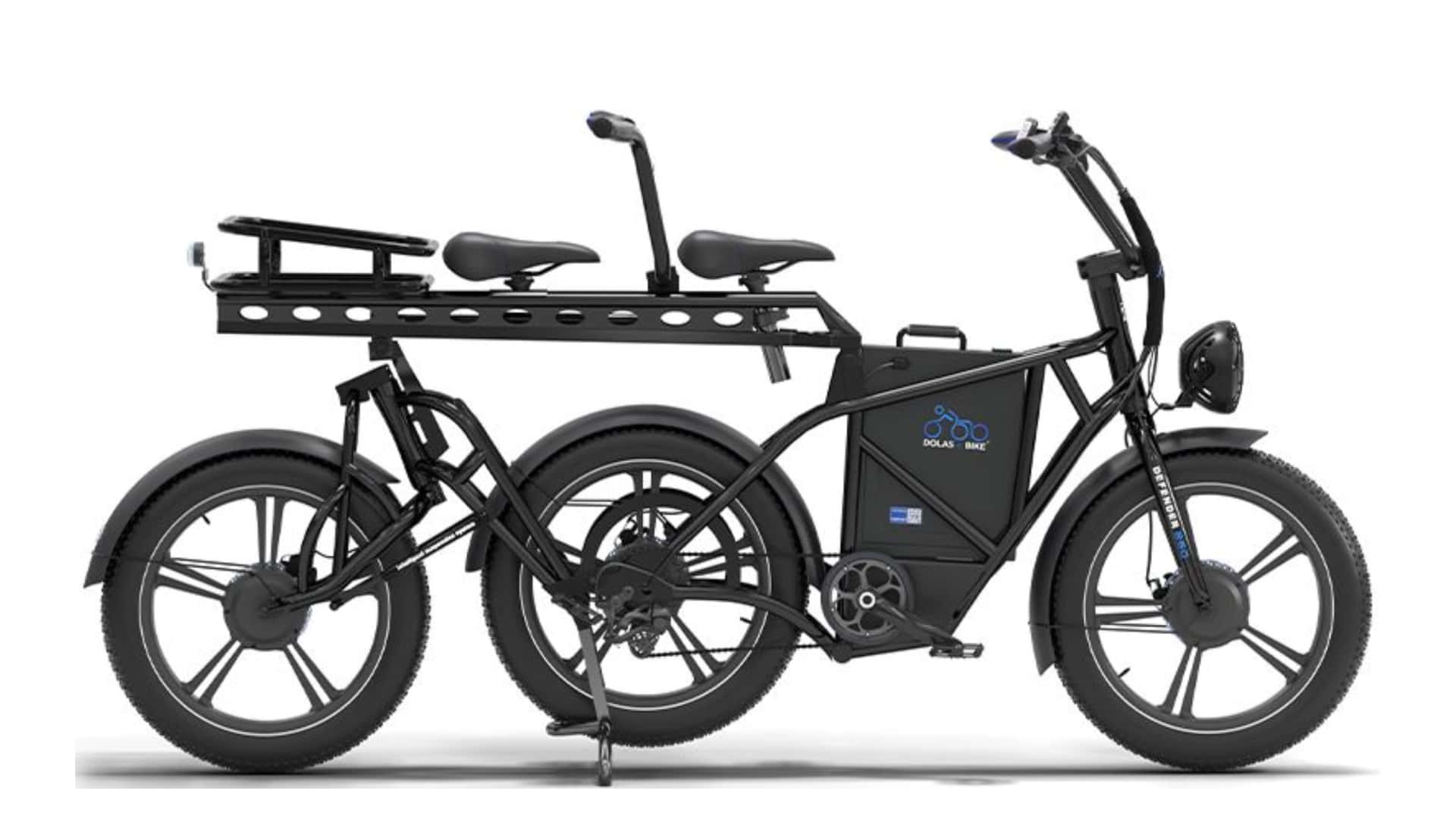 Dolas Defender 250 three-wheeled e-bike with a 250W hub motor on each ...