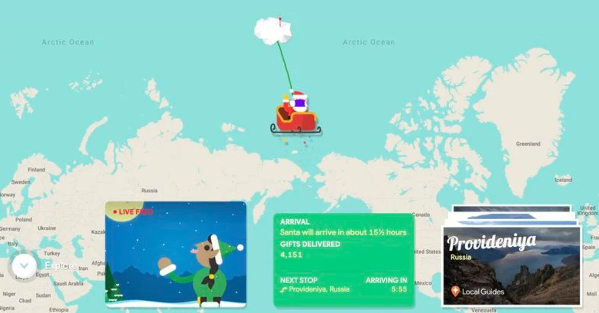 Santa's on the Move: Google Launches Annual Santa Tracking Feature