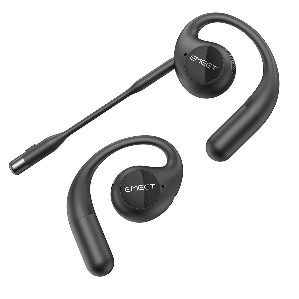 Emeet Airflow Open Ear Wireless Earbuds With Detachable Mic And 40 Hours Battery Life Unveiled