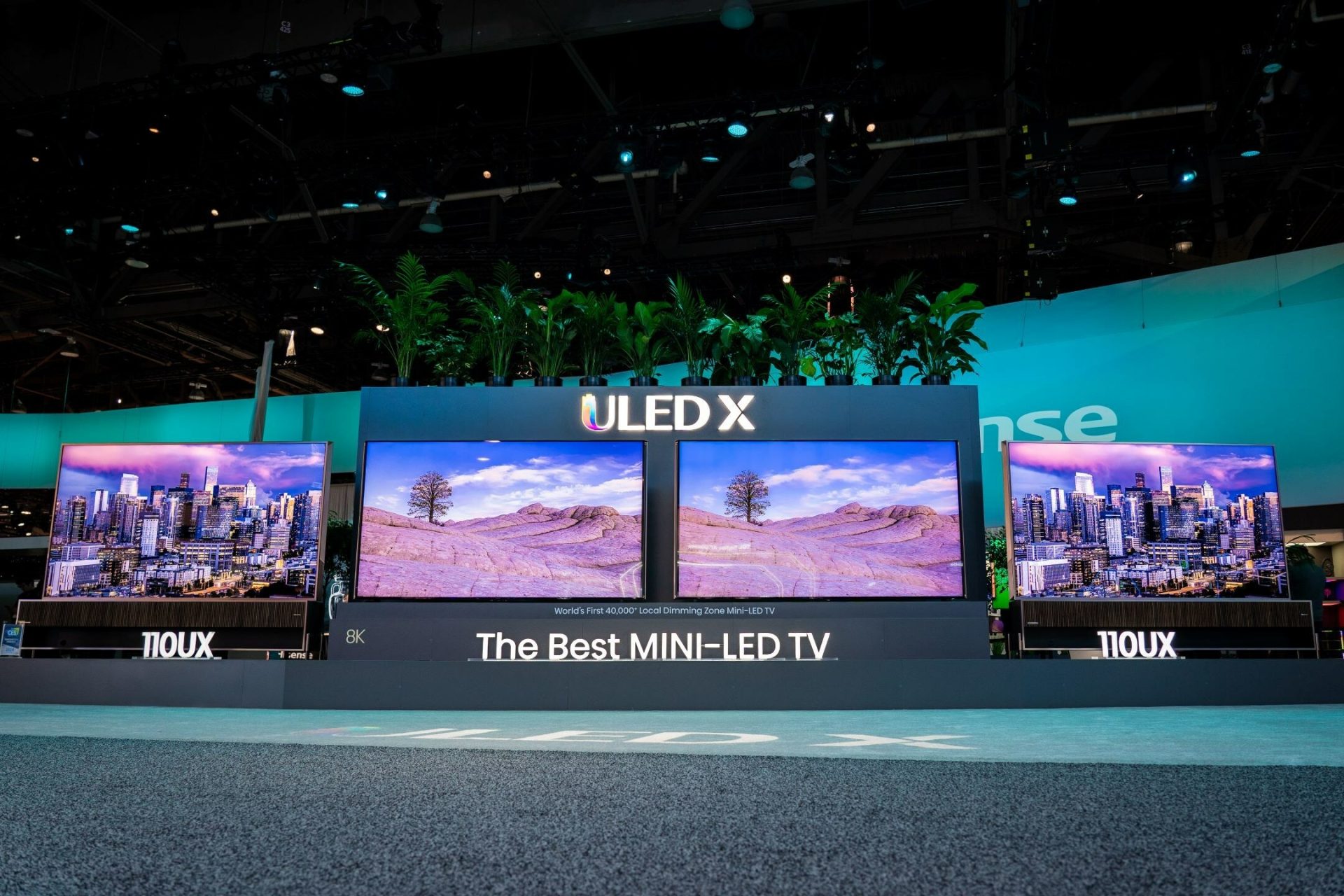 Hisense ULED X TVs, Canvas TV, and Kitchen of the Future showcased at