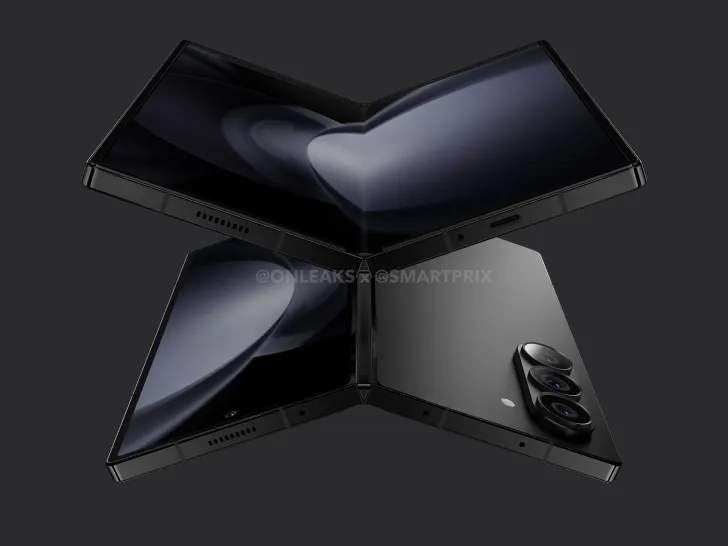 Samsung Galaxy Z Fold 6 CAD render
