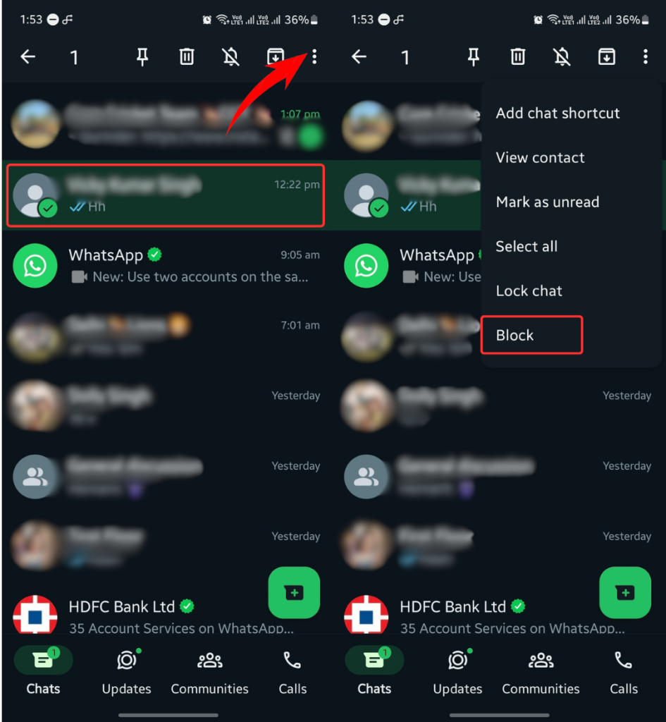 How to block someone on WhatsApp without them knowing - Gizmochina