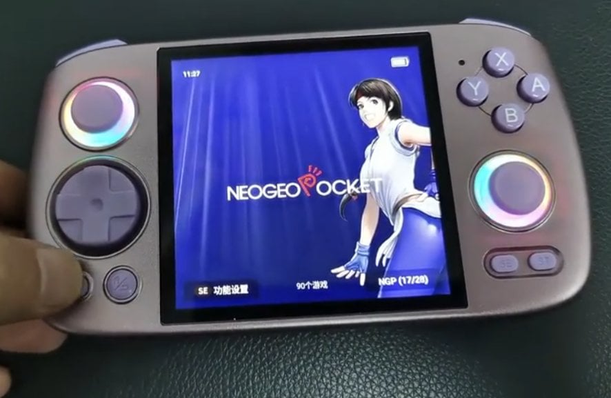 Live Images Of The Anbernic RG Cube Retro Gaming Handheld Leaked Ahead ...