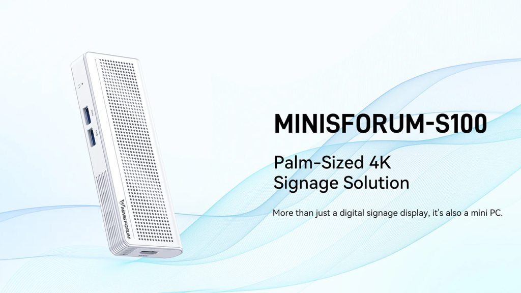 Mini PC de bolsillo Minisforum S100