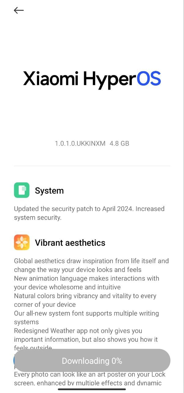 apakah xiaomi mi 11 lite dapat hyperos