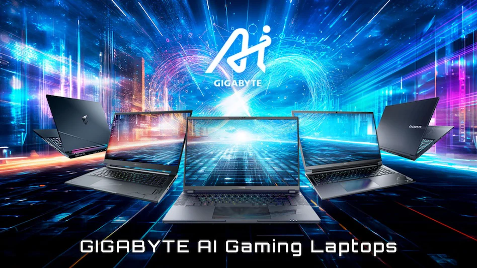 GIGABYTE AI-powered gaming laptops