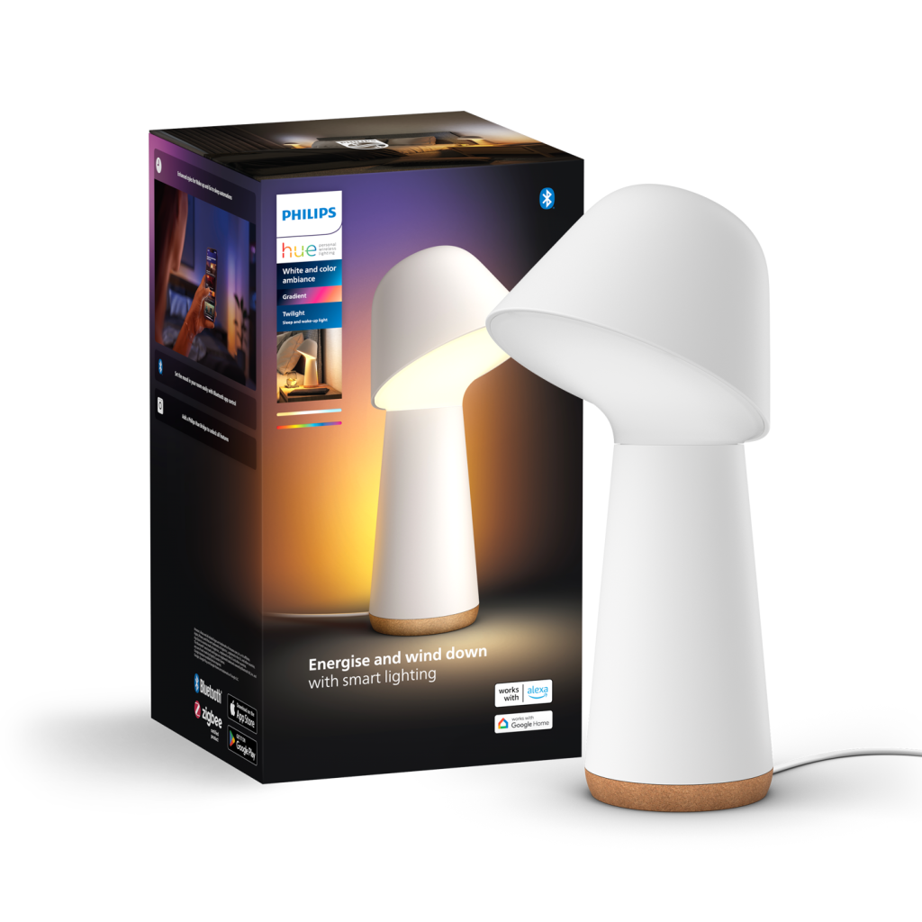 Philips Hue Twilight desk lamp with dual light source and 1,380 lumens ...