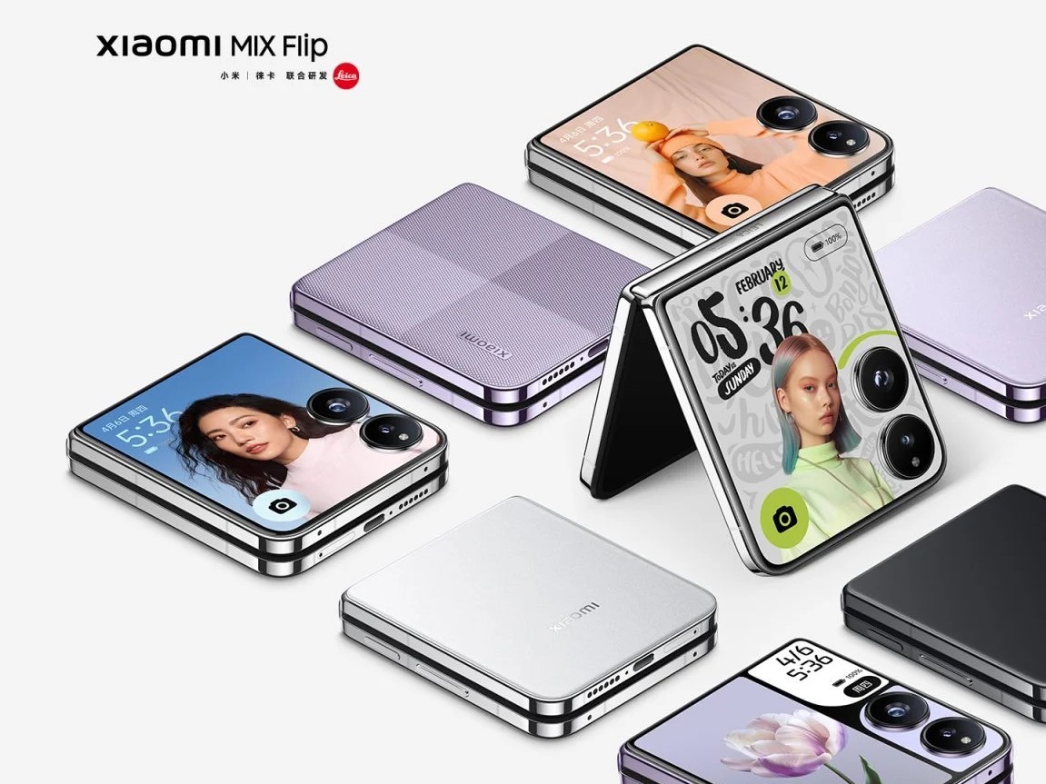 How does Xiaomi Mix Flip compare to Galaxy Z Flip 6 & Razr 50 series