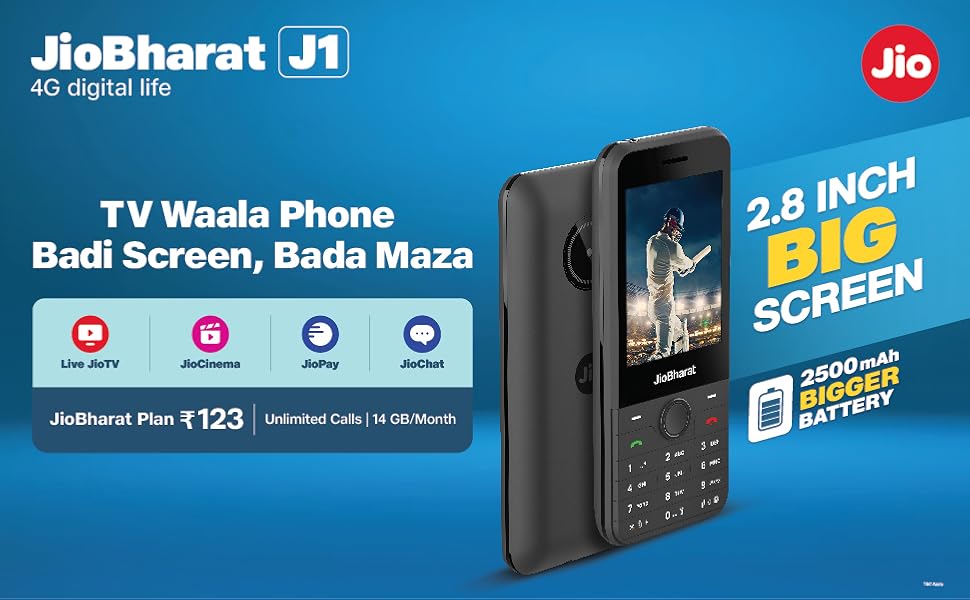 Reliance Launches Jio Bharat J1 4G Feature Phone In India With Built-in ...