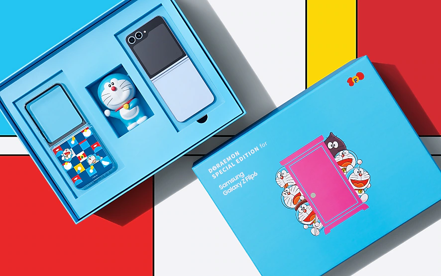 Samsung Galaxy Z Flip 6 edição Doraemon