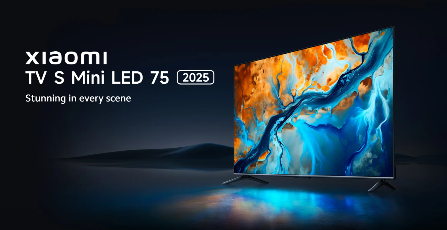 Xiaomi TV S Mini LED 75 2025 model with 1200nits brightness & 144Hz