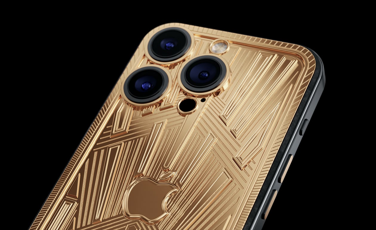 Caviar iPhone 16 Pro Art and Gold Collection