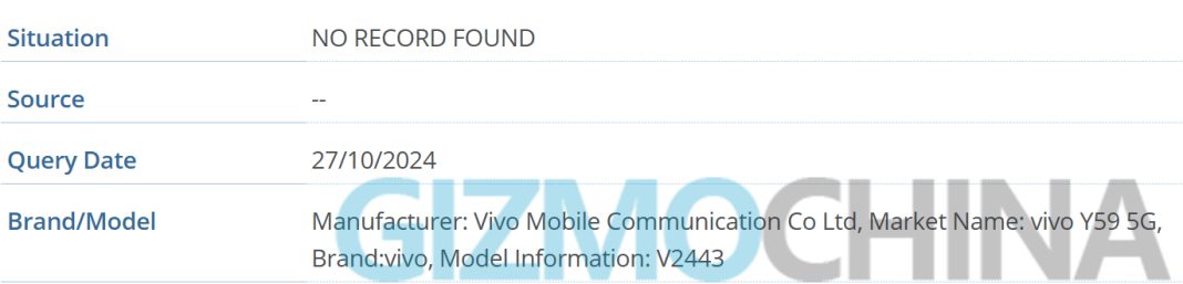 Exclusive: Vivo Y59 5G is coming, get ready! - Gizmochina