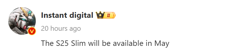 Витік інформації про Samsung Galaxy S25 Slim